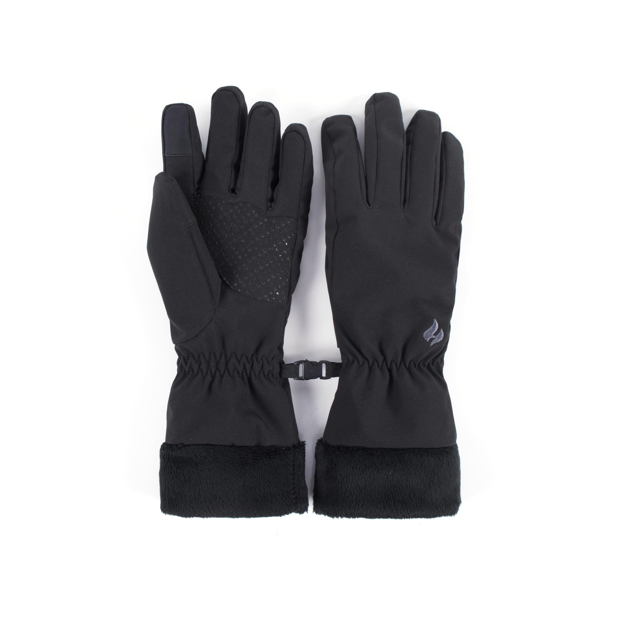 Heat Holders Women's Kenai Soft Shell Gloves Black S/M